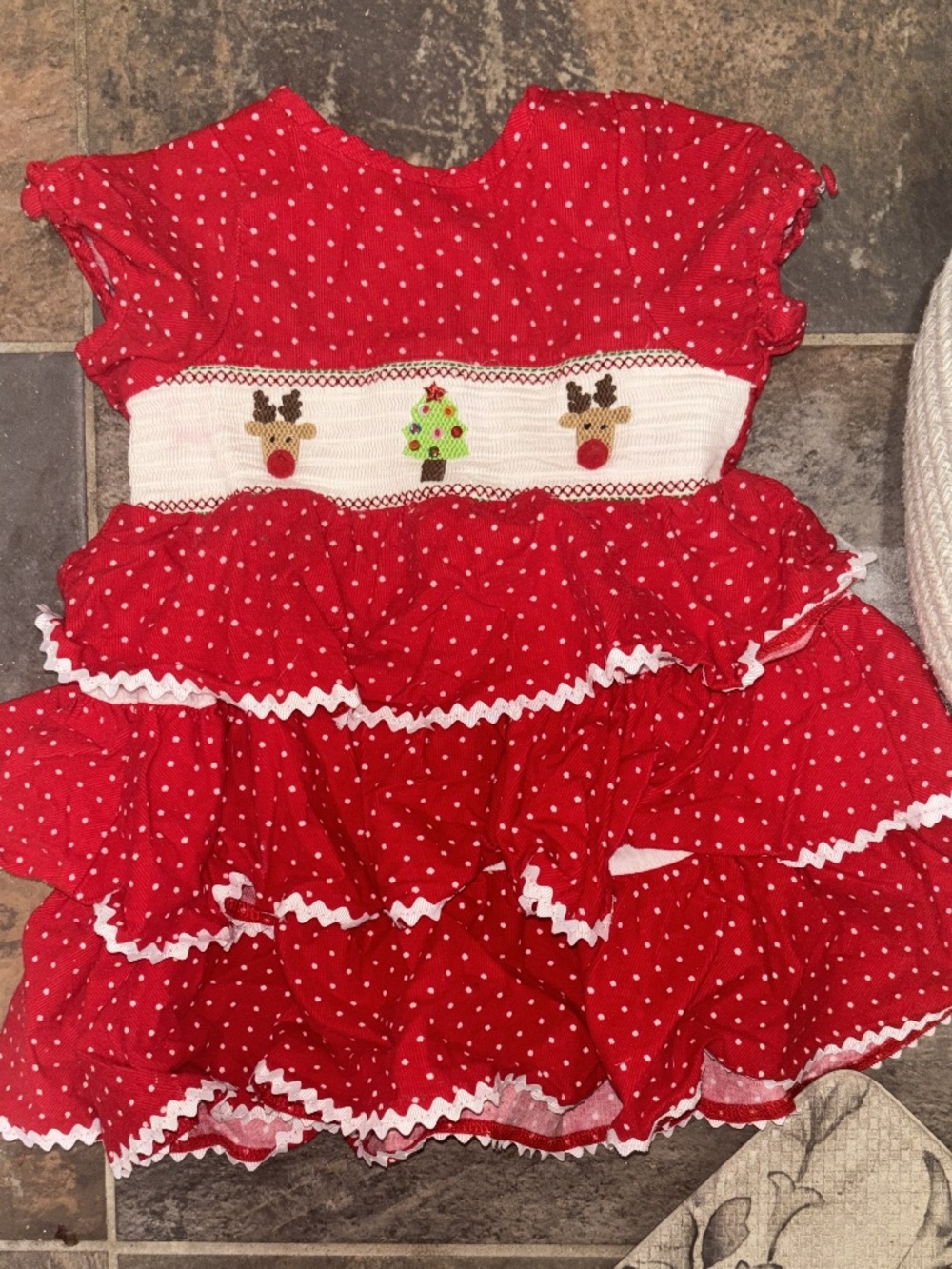 Mudpie Christmas smock